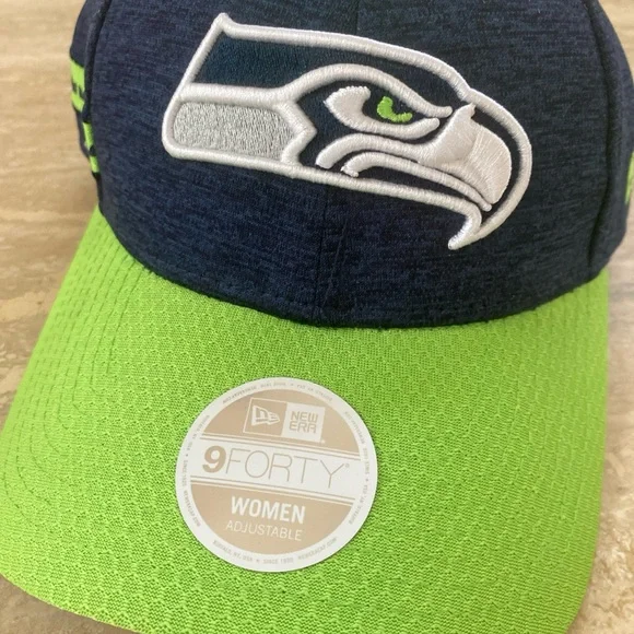 New Era Blue and Green Seahawks Hat - Picture 9 of 11